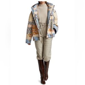 Sea New York Sydney Quilted Patchwork Puffer Jacket